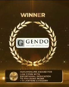 Gendo Law Office Raih Award Sebagai Law Firms With The Exceptional Dedication To Pro Bono Work